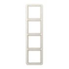 Jung - Cadre de fintion 4 postes / Série CD 500 Ivoire IP44