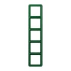 Jung - Cadre de fintion 5 postes / Série CD 500 Vert IP44