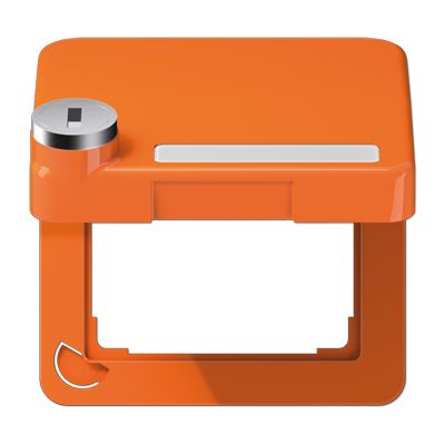 Jung - Enjoliveur couvercle avec serrure / CD 500 Orange