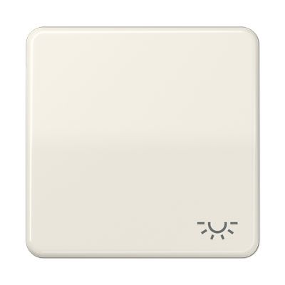 Jung - Enjoliveur avec symbole "lumière" / CD 500 IP44 Ivoire