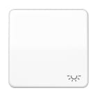 Jung - Enjoliveur avec symbole "lumière" / CD 500 IP44 Blanc