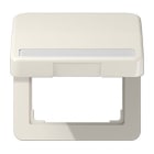 Jung - Enjoliveur couvercle porte étiquette / CD 500 Ivoire