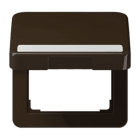 Jung - Enjoliveur couvercle porte étiquette / CD 500 Brun