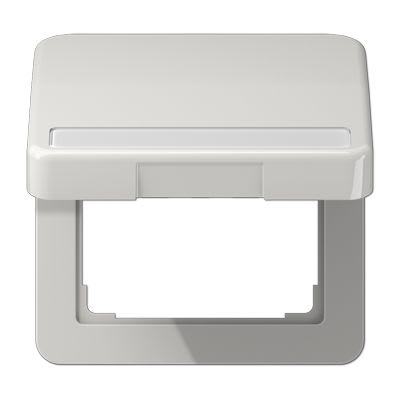 Jung - Enjoliveur couvercle porte étiquette / CD 500 Gris clair