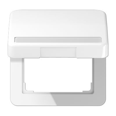 Jung - Enjoliveur couvercle porte étiquette / CD 500 IP44 Blanc