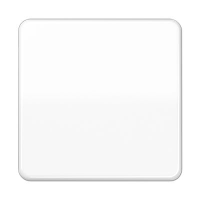 Jung - Enjoliveur simple touche / Série CD 500 IP44 Blanc