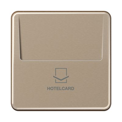 Jung - Enjoliveur interrupteur Hotelcard / CD500 Bronze