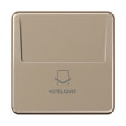 Jung - Enjoliveur interrupteur Hotelcard / CD500 Bronze