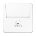 Jung - Enjoliveur interrupteur Hotelcard / CD 500 Blanc