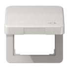 Jung - Enjoliveur couvercle symbole prise / Série CD 500 Gris clair