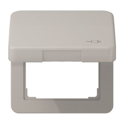 Jung - Enjoliveur couvercle symbole prise / Série CD 500 Platine