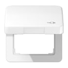 Jung - Enjoliveur couvercle symbole prise / Série CD 500 Blanc