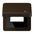 Jung - Enjoliveur couvercle symbole USB / Série CD 500 Brun