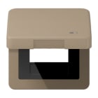 Jung - Enjoliveur couvercle symbole USB / Série CD 500 Bronze