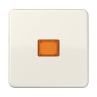 Jung - Enjoliveur simple touche à voyant / Série CD 500 Ivoire