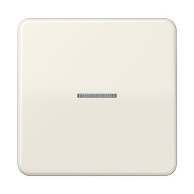 Jung - Enjoliveur simple touche à voyant / Série CD 500 Ivoire