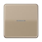 Jung - Enjoliveur simple touche à voyant / Série CD 500 Bronze