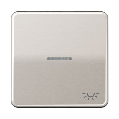 Jung - Enjoliveur avec symb "lumière" à voyant / CD 500 Platine