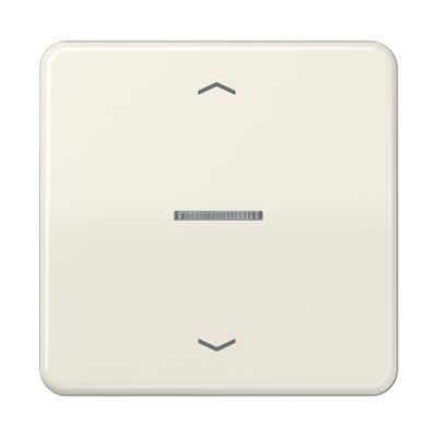 Jung - Enjo simple touche a voyant+fleches - CD 500 Ivoire