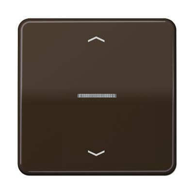 Jung - Enjo simple touche a voyant+fleches - CD 500 Brun