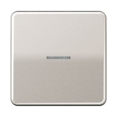 Jung - Enjoliveur simple touche à voyant / CD 500 Platine