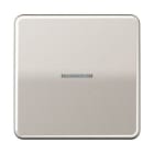 Jung - Enjoliveur simple touche à voyant / CD 500 Platine