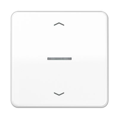 Jung - Enjo simple touche a voyant+fleches - CD 500 Blanc