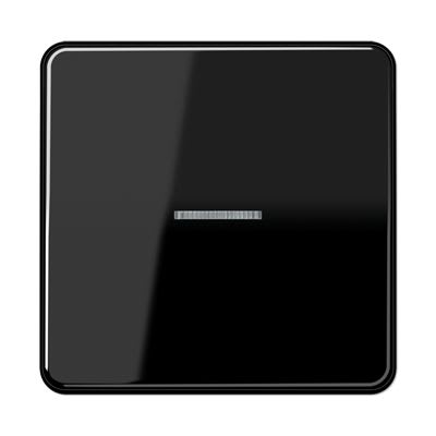 Jung - Enjoliveur simple touche à voyant / CD 500 Noir