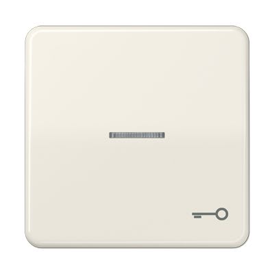 Jung - Enjoliveur avec symb "gâche" à voyant / CD 500 Ivoire