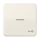 Jung - Enjoliveur avec symb "gâche" à voyant / CD 500 Ivoire