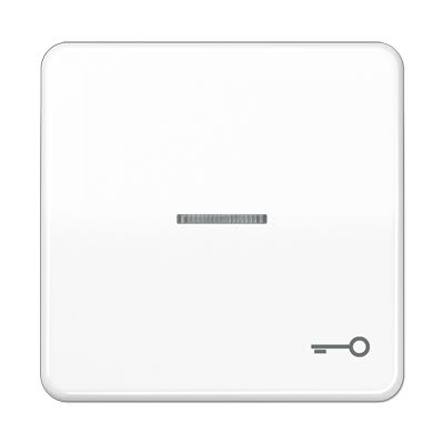 Jung - Enjoliveur avec symb "gâche" à voyant / CD 500 Blanc