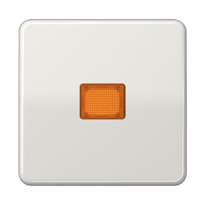 Jung - Enjoliveur simple touche à voyant / CD 500 IP44 Gris clair