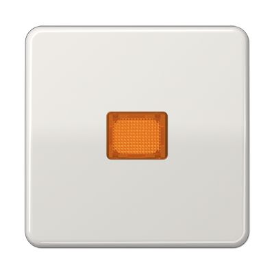 Jung - Enjoliveur simple touche à voyant / CD 500 Gris clair