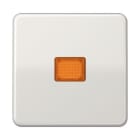 Jung - Enjoliveur simple touche à voyant / CD 500 Gris clair