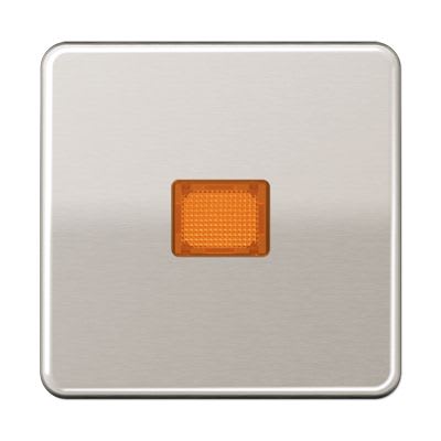 Jung - Enjoliveur simple touche à voyant / CD 500 Platine
