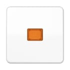 Jung - Enjoliveur simple touche à voyant / CD 500 Blanc