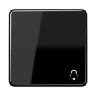 Jung - Enjoliveur avec symbole "sonnerie" / CD 500 Noir