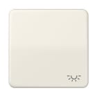 Jung - Enjoliveur avec symbole "lumière" / CD 500 Ivoire