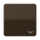 Jung - Enjoliveur avec symbole "lumière" / CD 500 Brun