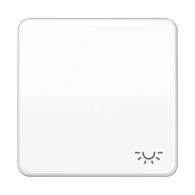 Jung - Enjoliveur avec symbole "lumière" / CD 500 Blanc