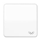 Jung - Enjoliveur avec symbole "lumière" / CD 500 Blanc