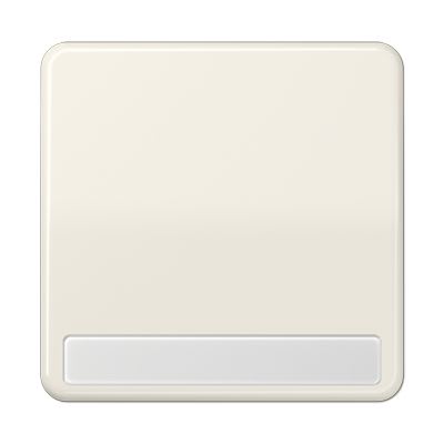 Jung - Enjoliveur simple touche porte étiquette / CD 500 Ivoire