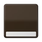 Jung - Enjoliveur simple touche porte étiquette / CD 500 IP44 Brun