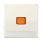 Jung - Enjoliveur simple touche porte étiquette & témoin / CD 500 Ivoire