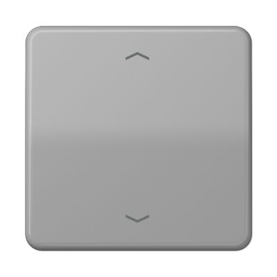 Jung - Enjoliveur simple touche avec flèches / CD 500 Gris