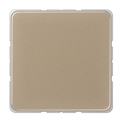 Jung - Enjoliveur obturateur à griffer avec support / CD 500 Bronze