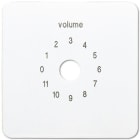 Jung - Enjoliveur pour atténuateur DYNACORD / CD 500 Blanc