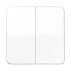 Jung - Enjoliveur double touche / Série CD 500 IP44 Blanc