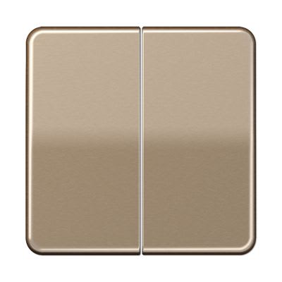 Jung - Enjoliveur double touche / Série CD 500 Bronze