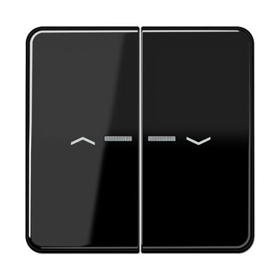 Jung - Enjo pour double IN et BP a voyant - CD 500 Noir